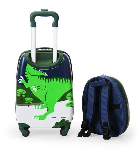 Side Kick - Kids 2 Piece Travel Case Set - Dino