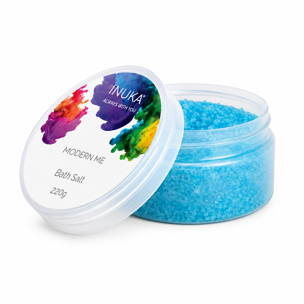 220g Inuka Modern Me Bath Salt - Blue for Her