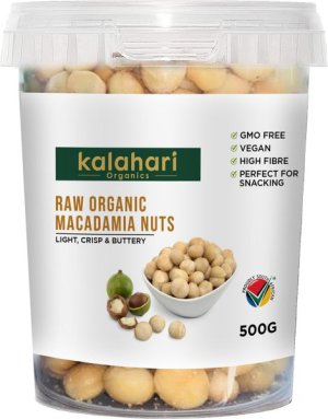 Kalahari Organics Raw Macadamia Nuts 500g