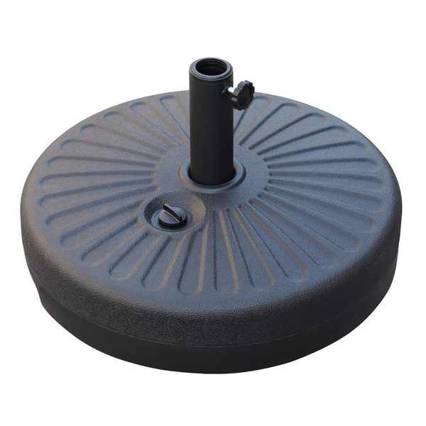 Garden Outdoor Heavy Duty Parasol Stand Water Fill Umbrella Base 51cm