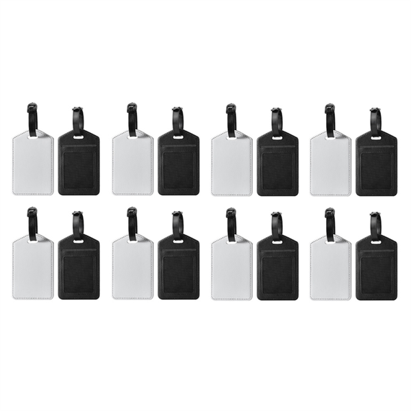 Sublimation Blanks Luggage Tags - 20 Pack