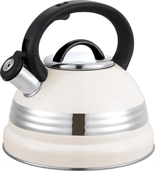 Kettle 3L Whistling With Stainless Steel Border - Kitchen Essentials