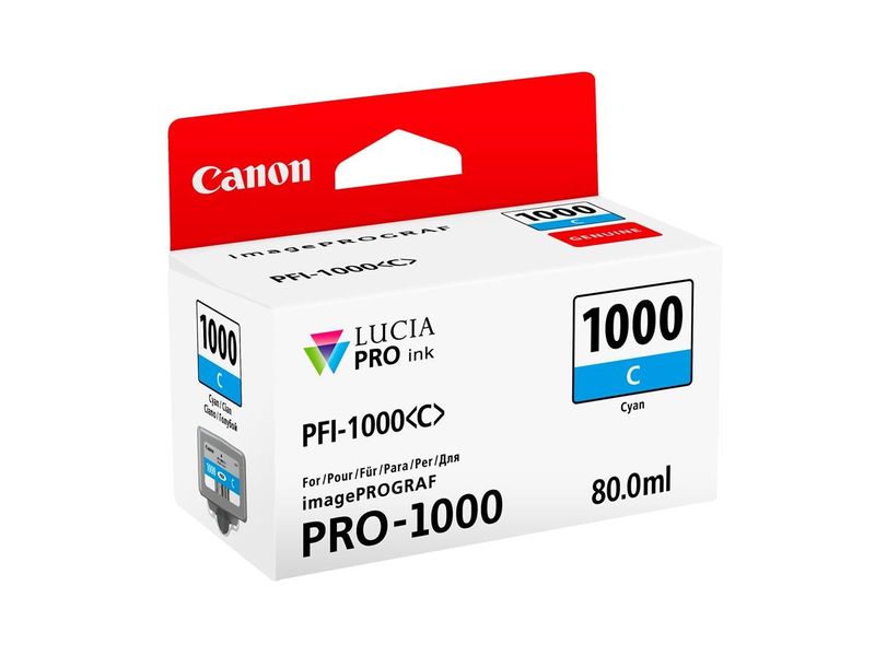 Canon PFI-1000 Cyan Ink Cartridge