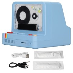 Bluetooth Cassette Player Portable Stereo Tape Retro Speaker Blue