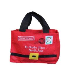 Letter Bag to Santa with Red Santa Belt