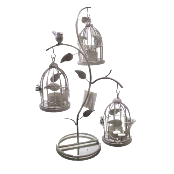 Bird Cage Candle Holder