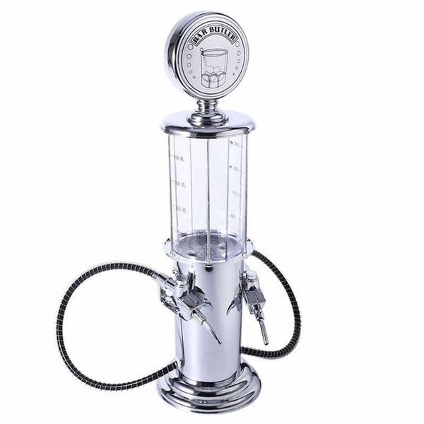 Vintage Style Gas Station Bar Butler with Trigger Operated Pump