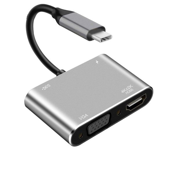 Type C 4 in 1 Multi Function Adapter Compatible With Laptop