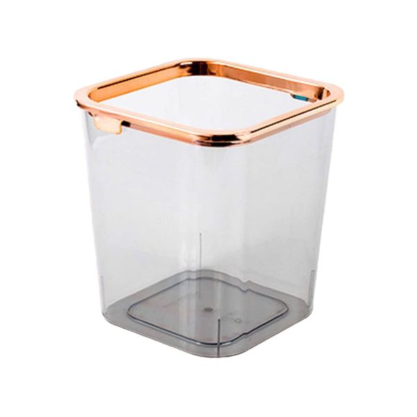 Mini Transparent Trash Bin Office Vanity Bin Minimalistic Bin 20CM