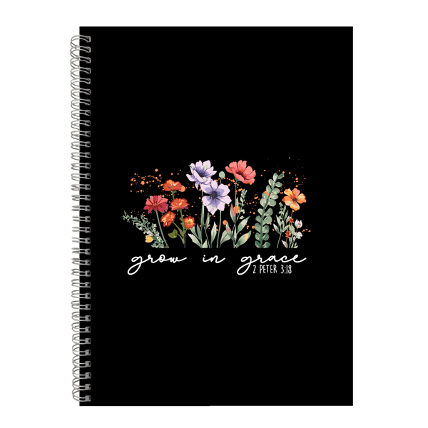 2 Peter 3:18 Grow In Grace Gift Idea Writing Book Notepad Notebook A4 506