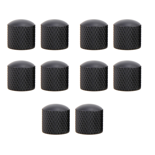 Black Metal Dome Guitar Volume Knob