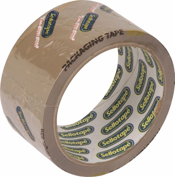 Sellotape DIY Buff Packaging Tape 48mm x 50m