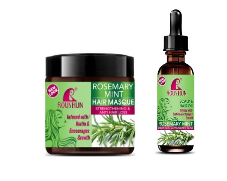 Roushun Rosemary Hair Oil and Masque