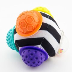 Sassy - Textured Baby Toy Ball - Chime &amp; Chew