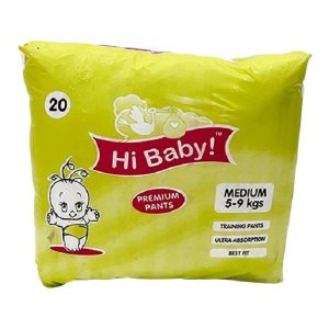 Hi Baby! Premium Medium Everyday Diapers 20's