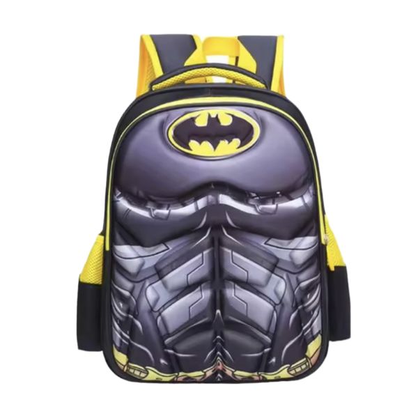 Batman School Backpack Black/Yellow 42cm
