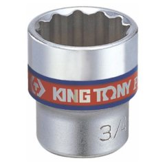 King Tony - Socket Standard 3/8" X 3/8" 12P - 20 Pack