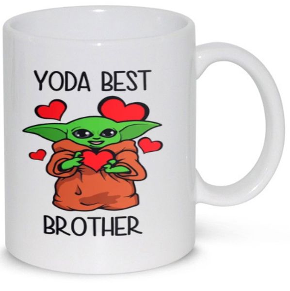 Yoda Best Brother Star Wars Coffee Mug (11 Oz Normal Size)