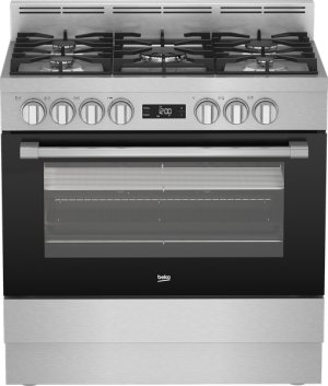Beko 90cm Gas / Electric Inox Free Standing Stove