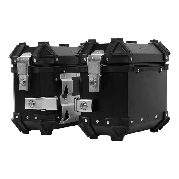 Mix Box 38L Luggage Universal Alloy Motorcycle Side Case Waterproof Set