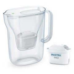 BRITA Water Filter Jug Style Essential White incl. 1 x MAXTRA PRO