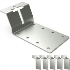 6 Pack T-Post Bracket 3Inch (Vertical) T Post Mounting Compatible with None