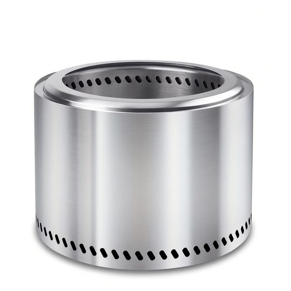 Large Stainless Steel Smokeless Fire Pit For Home and Camping Bliss