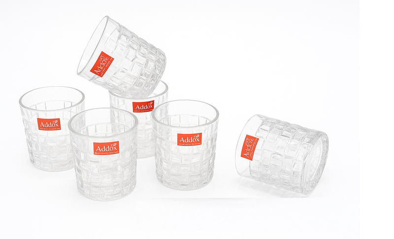 Addox Glass Tumbler Set (Set of 6)
