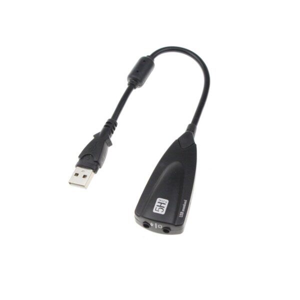 External USB 2.0 Virtual 7.1 Channel Sound Card
