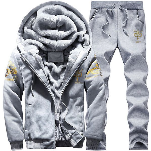APEY Hoodies For Men Winter Tracksuits For Men &amp; Women Winter Jackets -Grey