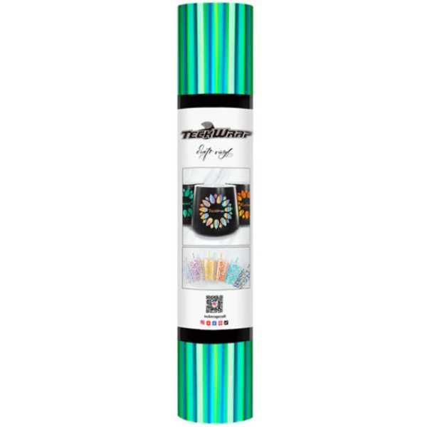Teckwrap Holographic Glossy Rainbow Craft Vinyl - Vibrant &amp; Reflective