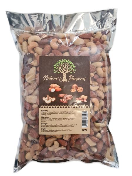 Mixed Nuts with Peanuts Roasted &amp; Salted 1kg