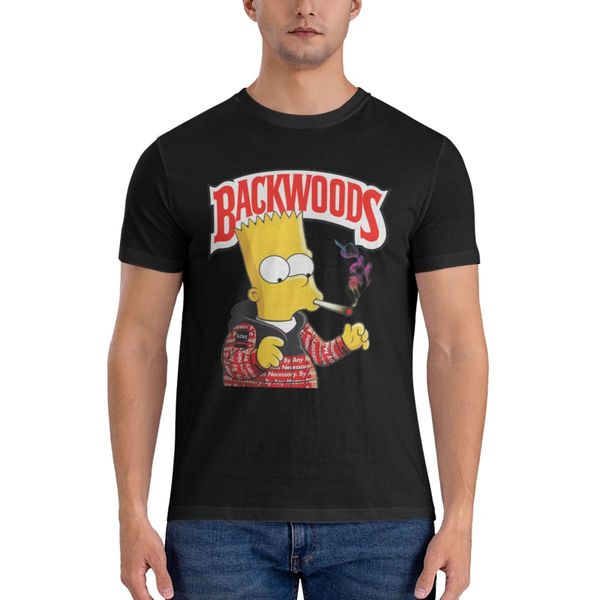Backwoods Mens T-Shirts - Cotton Novelty Short Sleeve Crew Neck T Shirts