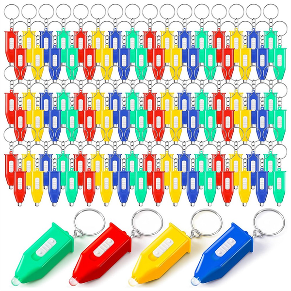 100 Pcs Mini Keychain Flashlight Led Flashlight Keychain