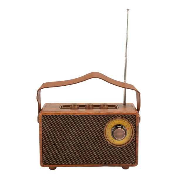 Retro BT Speaker, Wood Grain, HiFi
