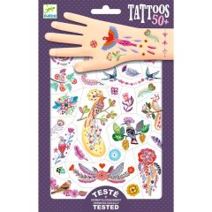 Djeco Tattoo - Bright Birds