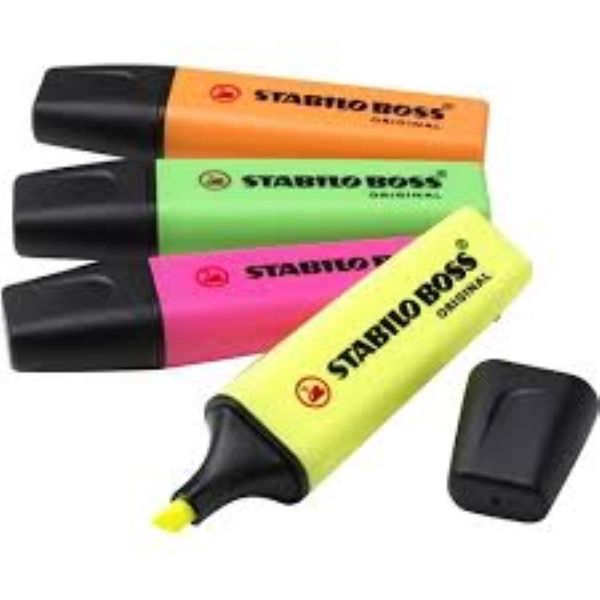 Stabilo Boss Highlighters (Wallet of 4)