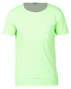 UB Creative Mens Slim Fit Tee Neon Green