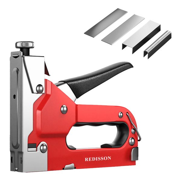Redisson 4 in 1 Upholstery Staple Gun Heavy Duty with 800 Staples