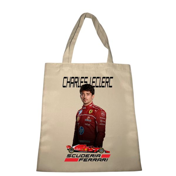 Scuderia Ferrari F1 C Leclerc Tote Bag