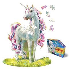I Am Lil' Unicorn Animal Shaped Jigsaw Puzzle by Madd Capp - 100 Pieces