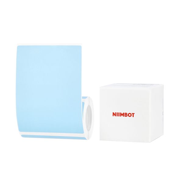Niimbot - B3S / B4 Only - 75×100mm - 75 Labels - Baby Blue