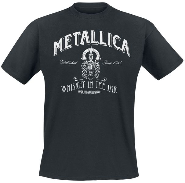 RockTs Metallica Whiskey in the Jar T-Shirt