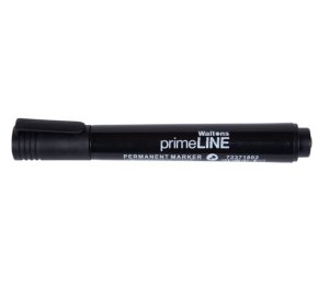 PrimeLine - Permanent Chisel Point Marker-C - Black x 6