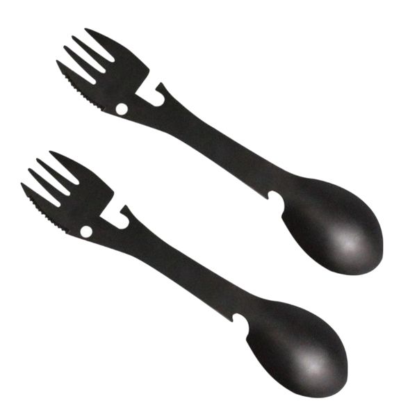 Camping Multi Tool Spork Utensil 2 Set