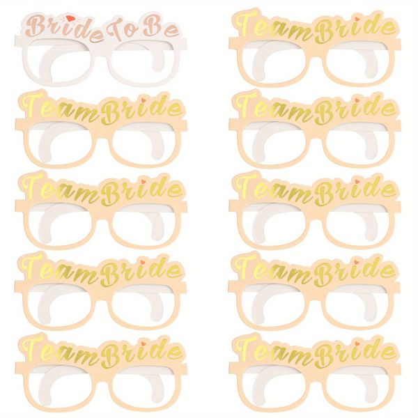 Bride to Be and Team Bride Glasses Hen Party Bachelorette Party Accessories