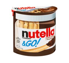 Nutella &amp; Go Snack Packs, Chocolate Hazelnut Spread with Breadsticks Pack 3