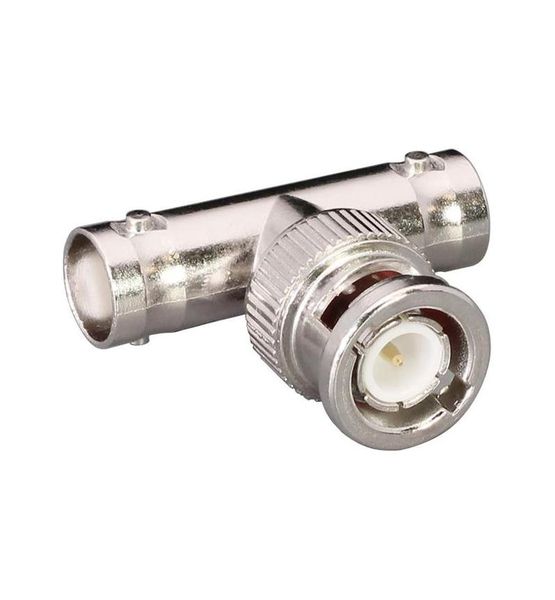 PTech BNC T Shaped Connector for RF / Coaxial Adapter, BNC, Plug