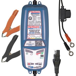OptiMate 5 Start/Stop TM-220, 6-step 12V 4A sealed charger &amp; maintainer