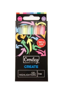 CROXLEY Gel Highlighter Set 5 Colors